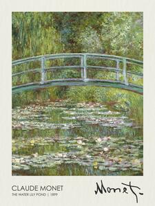 Reprodukcja The Water Lily Pond 1899, Claude Monet