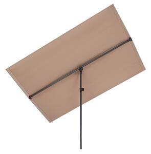 Blumfeldt Flex-Shade XL, parasol ogrodowy, 150 x 210 cm, poliester, UV 50, szarobrązowy