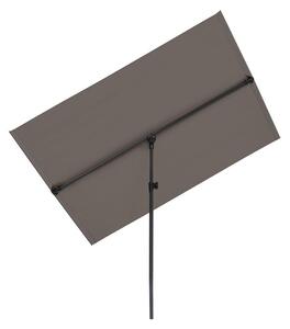 Blumfeldt Flex-Shade L, parasol ogrodowy, 130 x 180 cm, poliester, UV 50, ciemnoszary