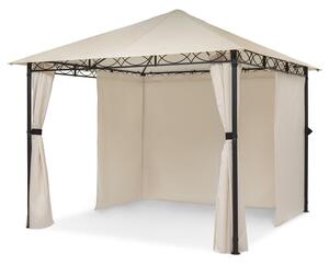 Blumfeldt Mondo, pawilon ogrodowy/namiot imprezowy, 295 x 262 x 295 cm, stal, poliester, beżowy