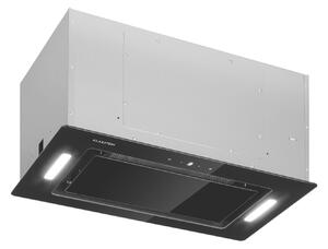Klarstein Hektor Eco, okap kuchenny do zabudowy, 52 cm, 566 m³/h, panel dotykowy, szkło, czarny