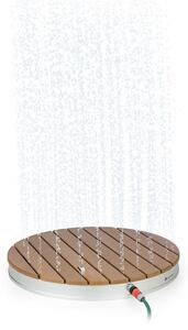 Blumfeldt Sumatra Breeze RD, prysznic ogrodowy, WPC, aluminium, Ø70,4cm, okrągły