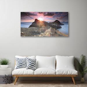 Obraz Canvas Góry Ścieżka Klif Zachód