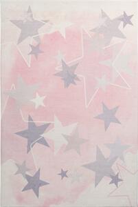 Dywan Stars 410 120 x 170 cm różowy