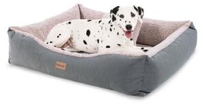 Brunolie Emma, legowisko/kosz dla psa, możliwość prania, antypoślizgowe, oddychające, materac dwustronny, poduszka, rozmiar M (80 x 20 x 70 cm)