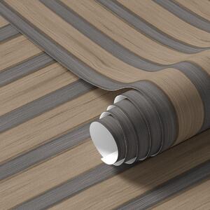 Tapety Pionowe drewniane listwy z ciemnymi wstawkami, Tapety Geometryczne, Tapety w paski, a01054 : Uwalls.pl
