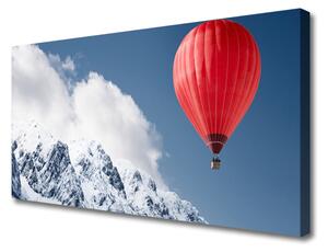 Obraz Canvas Balon Szczyty Gór Zima