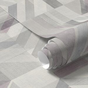 Tapety Jasne geometryczne strzałki w delikatnych odcieniach szarości i bzu, Tapety Abstrakcyjne, a01056v1 : Uwalls.pl