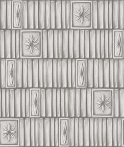 Tapety Pionowe panele reliefowe z graficznymi wstawkami kwiatowymi, Tapety Abstrakcyjne, a01058 : Uwalls.pl