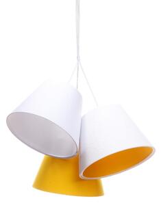 Żółta lampa wisząca Inzo dla dzieci