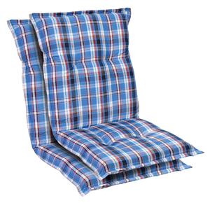 Blumfeldt Prato, poduszka na krzesło ogrodowe z niskim oparciem, poduszka na fotel ogrodowy, poliester, 50 x 100 x 8 cm, 2 x poduszka
