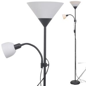 Czarna podwójna lampa stojąca - EX06-Tevila