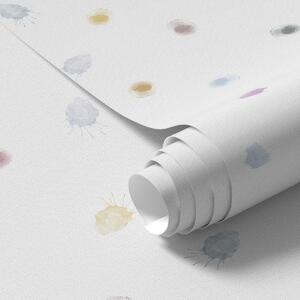 Tapety Małe plamki akwareli w delikatnej pastelowej palecie barw, Tapety minimalistyczne, a01063 : Uwalls.pl