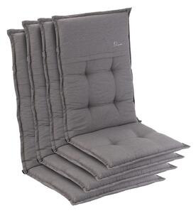 Blumfeldt Coburg, nakładki na krzesła ogrodowe z wysokim oparciem, poduszki na fotele, poliester, 53x117x9cm
