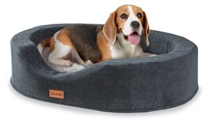 Brunolie Lotte, legowisko dla psa, łóżko, możliwość prania, ortopedyczne, antypoślizgowe, oddychające, pianka z pamięcią kształtu, rozmiar M (80 x 20 x 60 cm)