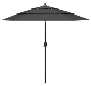 Antracytowy parasol ogrodowy - Haru
