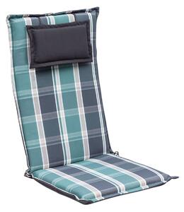 Blumfeldt Donau, nakładki na krzesła ogrodowe z wysokim oparciem, poduszki na fotele, poliester, 50x120x6cm