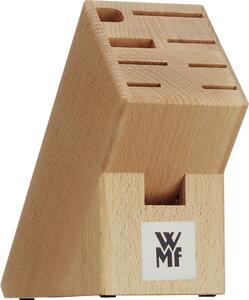 Blok na noże, nożyczki i ostrzałkę WMF drewniany