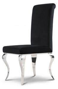 Krzesło glamour Premier Black - nowoczesne krzesło tapicerowane