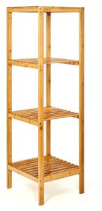 Blumfeldt Regał, 4 półki, 34 x 110 x 33 cm, możliwość rozbudowy, bambus