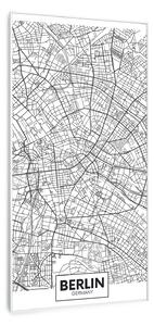 Klarstein Wonderwall Air Art Smart, panel grzewczy na podczerwień, mapa miasta Londynu, 60 x 120 cm, 700 W