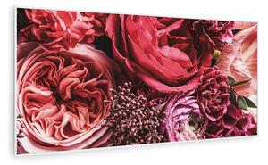 Klarstein Wonderwall Air Art Smart, panel grzewczy na podczerwień, kwiat, 120 x 60 cm, 700 W