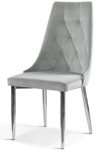 Krzesło Caren chrome na chromowanej nodze