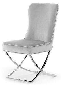 Designerskie krzesło na metalowej płozie Scarlette