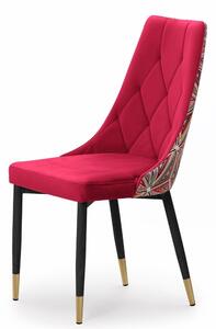 Krzesło tapicerowane we wzory Caren II