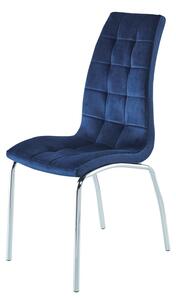 Krzesło tapicerowane Betty niebieskie