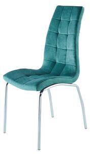 Krzesło tapicerowane Betty zielone