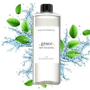 Olejek do lampy zapachowej - The Olphactory - . grace . - Mint Tea & Basil - 500ml