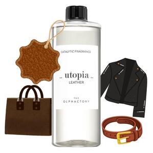 Olejek do lampy zapachowej - The Olphactory - .. utopia .. - Leather - 500ml