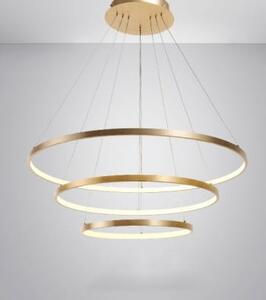 Pierścienie LED - Kikim Gold Matt - złota, ø 30, 50, 70cm