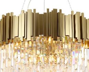 Illuminating Brass– żyrandol kryształowy 60cm domodes