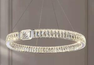 Żyrandol LED, pierścień - Nija - średnica 60cm, kolor chrom domodes