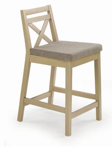 Krzesło barowe Borys Low Dąb Sonoma