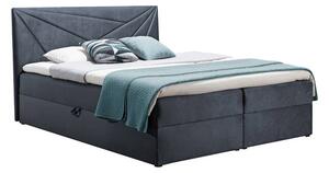 Dwuosobowe wygodne łóżko kontynentalne z możliwością wyboru tkaniny - BEST 5/ Riviera 96