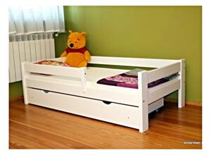 Łóżko drewniane POLI z szufladą wzmacnianą kolor OLCHA - CZYSZCZENIE MAGAZYNU! SUPER CENA!