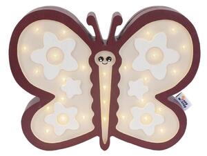 Lampka dziecięca Motyl z dekoracyjną funkcją