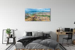 Obraz na szkle Hiszpania Port wybrzeże miasto