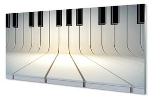 Obraz na szkle Pianino klawisze
