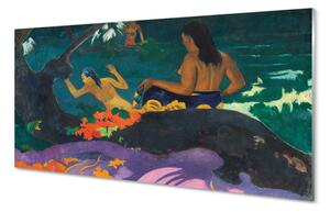 Obraz na szkle Fatata te Miti (Nad morzem) - Paul Gauguin