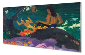 Obraz na szkle Fatata te Miti (Nad morzem) - Paul Gauguin