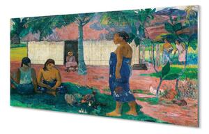 Obraz na szkle No te aha oe riri (Dlaczego jesteś zły?) - Paul Gauguin