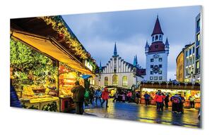 Obraz na szkle Niemcy Stary rynek święta