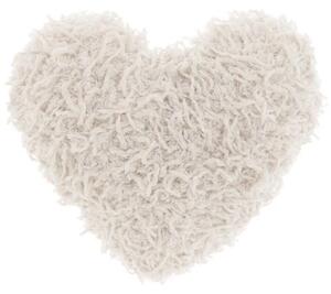 Poduszka dekoracyjna ROMEO HEART 45x45 cm, kremowy