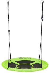 Huśtawka ogrodowa bocianie gniazdo 100 cm zielona ECOTOYS