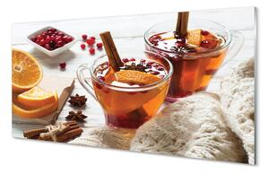 Obraz na szkle Herbata zimowa kubek