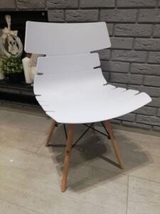 Nowoczesne Krzesło Białe Big 024 Dostawa 0Zł